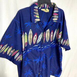 Mens XL Vintage Ramp Rage Surf Board Shirt